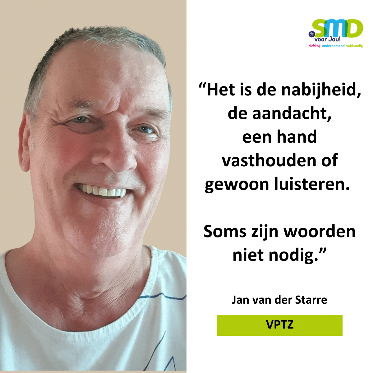 VPTZ de SMD vrijwilliger